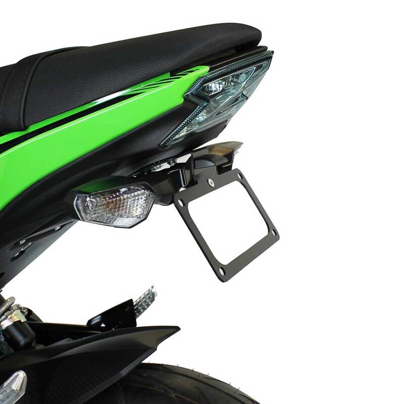 OGGY FENDER ELIMINATOR KAWASAKI Z125 PRO 15-19 (Black)