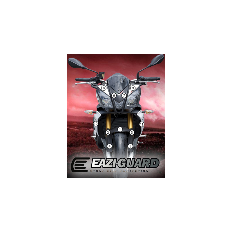 Eazi-Guard Paint Protection Film for Aprilia Tuono V4 R 2011 - 2014  gloss