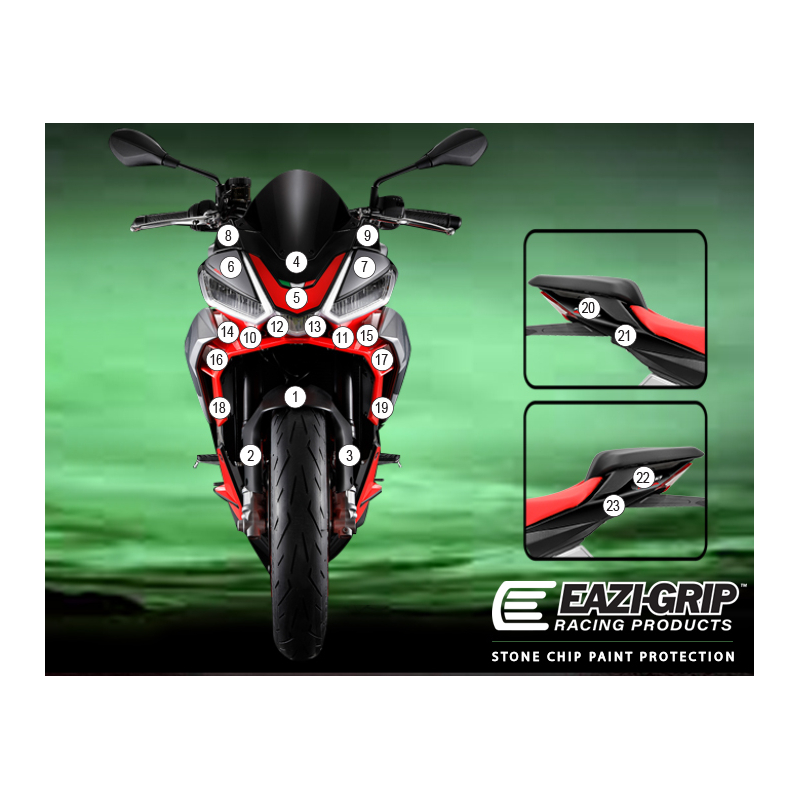 Eazi-Guard Paint Protection Film for Aprilia Tuono 660  gloss