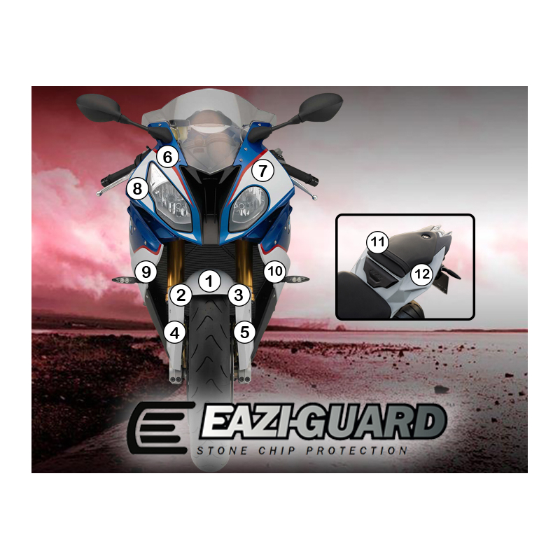 Eazi-Guard Paint Protection Film for BMW S1000RR 2015 - 2017  matte