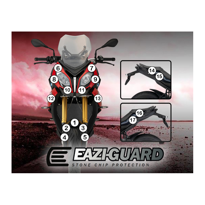 Eazi-Guard Paint Protection Film for BMW S1000XR 2015 - 2018  gloss