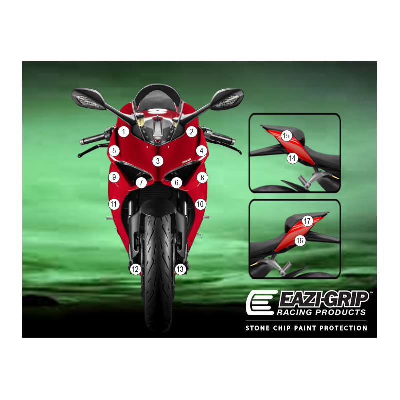 Eazi-Guard Paint Protection Film for Ducati Panigale V2  gloss