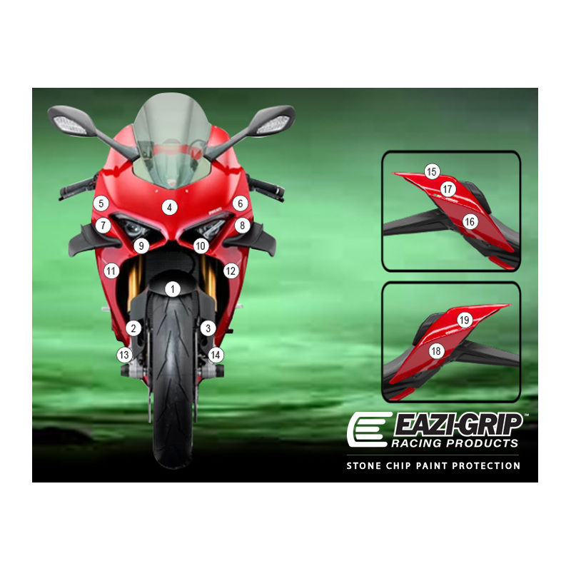 Eazi-Guard Paint Protection Film for Ducati Panigale V4 2020 - 2022  matte