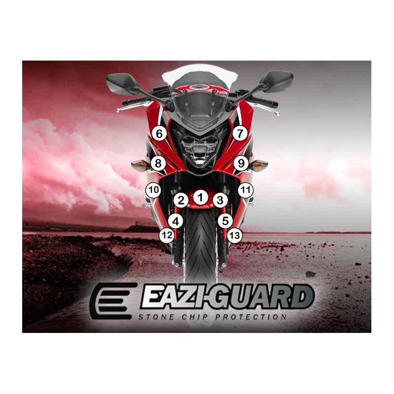 Eazi-Guard Paint Protection Film for Honda CBR650F 2014 - 2018  gloss