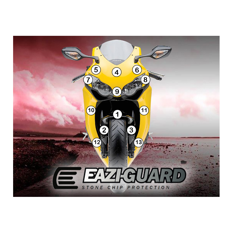 Eazi-Guard Paint Protection Film for Honda CBR1000RR 2008 – 2011  gloss