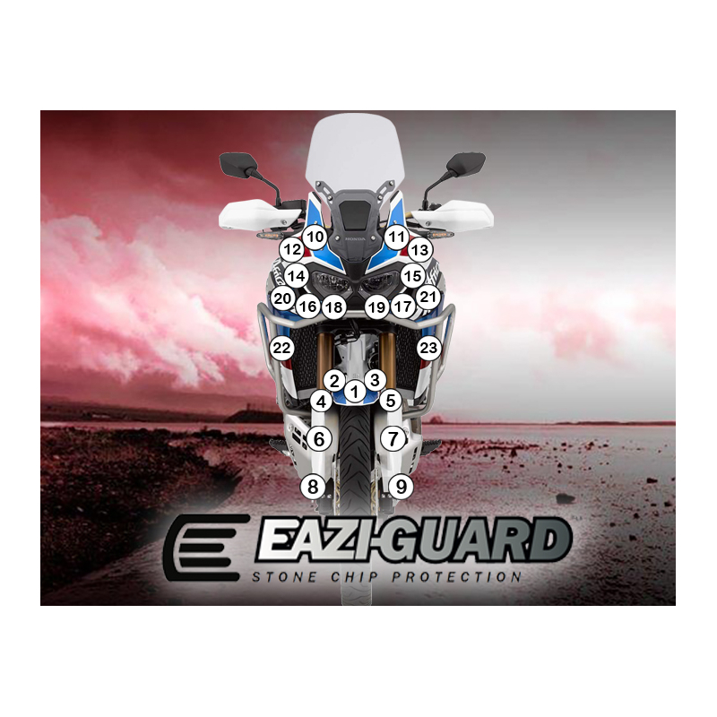 Eazi-Guard Paint Protection Film for Honda Africa Twin Adventure Sports 2018 – 2019  gloss