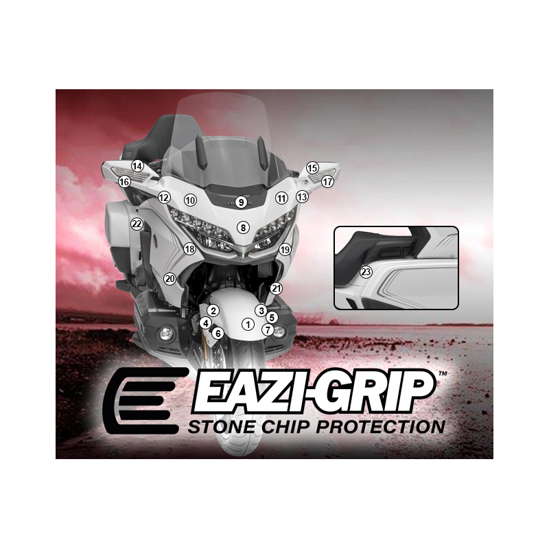 Eazi-Guard Paint Protection Film for Honda Goldwing Tour Premium 2020  gloss