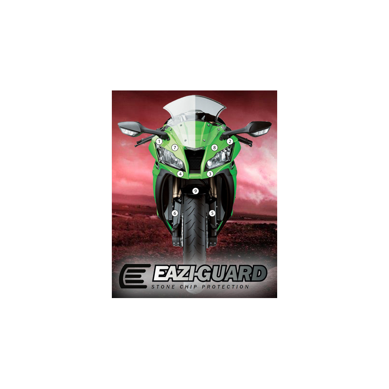 Eazi-Guard Paint Protection Film for Kawasaki ZX-10R 2011 - 2015  gloss