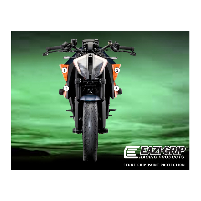 Eazi-Guard Paint Protection Film for KTM 1290 Super Duke R  gloss