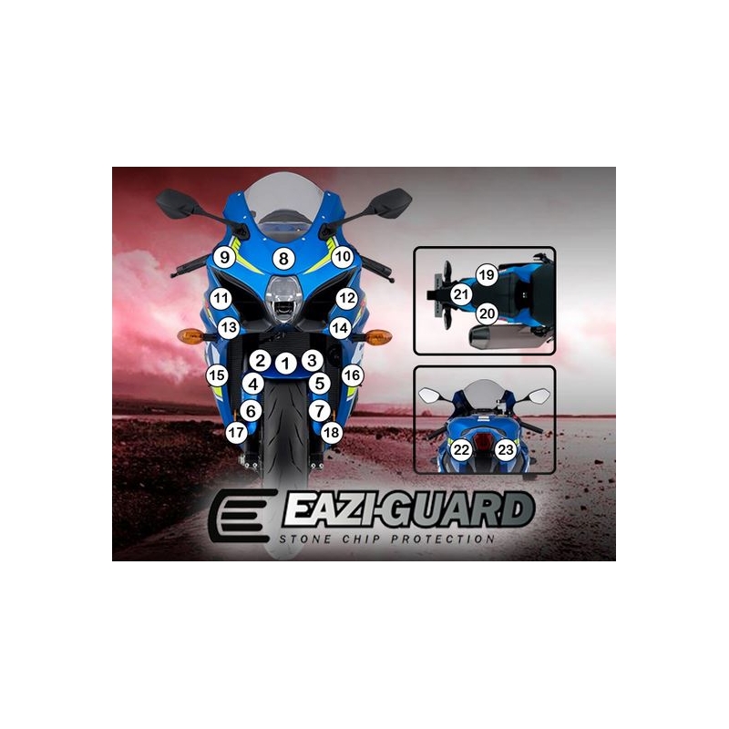 Eazi-Guard Paint Protection Film for Suzuki GSX-R 1000  gloss