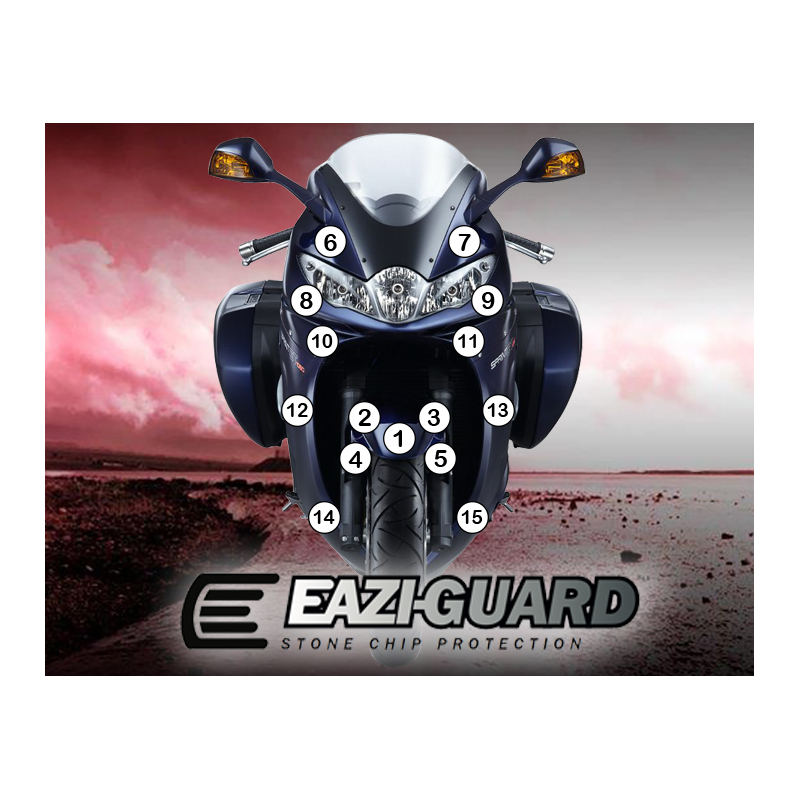 Eazi-Guard Paint Protection Film for Triumph Sprint GT 2010 - 2017  gloss