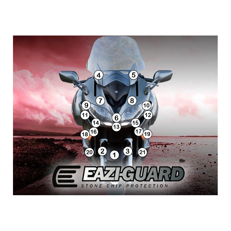 Eazi-Guard Paint Protection Film for Yamaha FJR1300A  gloss