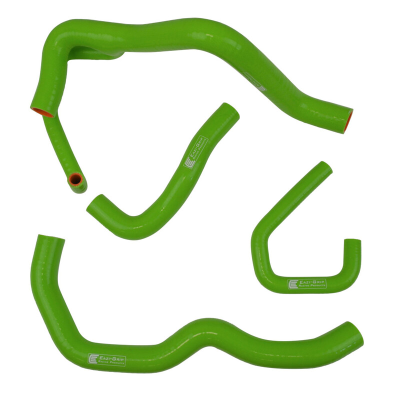 Eazi-Grip Silicone Hose Kit (Race) for Kawasaki ZX-6R 2009 - 2021  green
