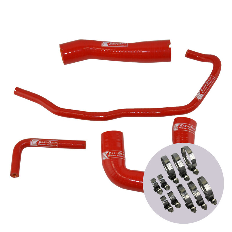 Eazi-Grip Silicone Hose and Clip Kit for BMW S1000RR M1000RR  red