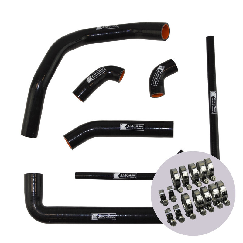Eazi-Grip Silicone Hose and Clip Kit for Ducati 899 959 1199 1299 Panigale  black