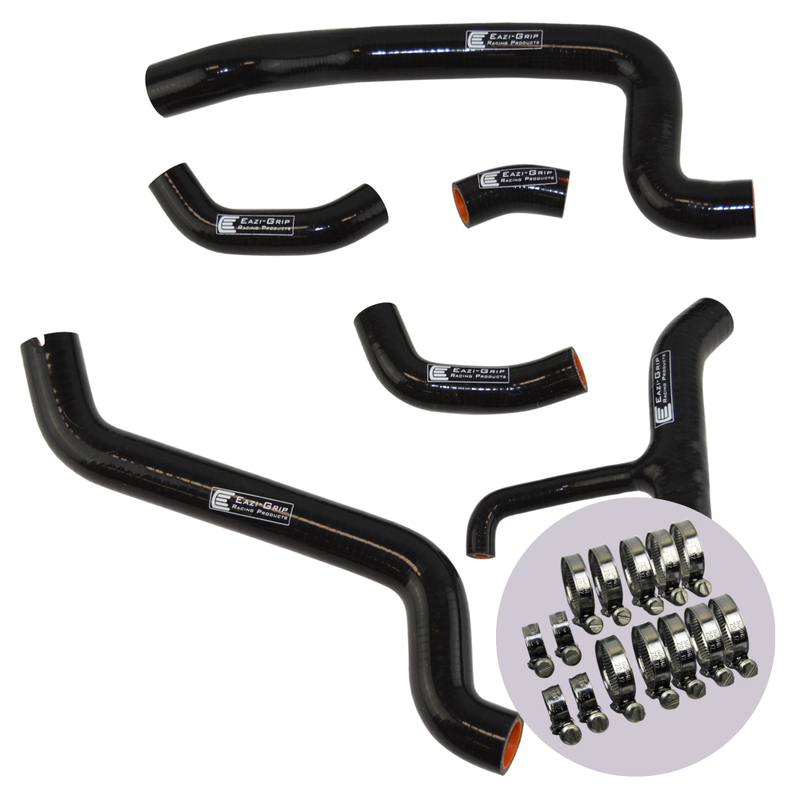 Eazi-Grip Silicone Hose and Clip Kit for Ducati 1098  black