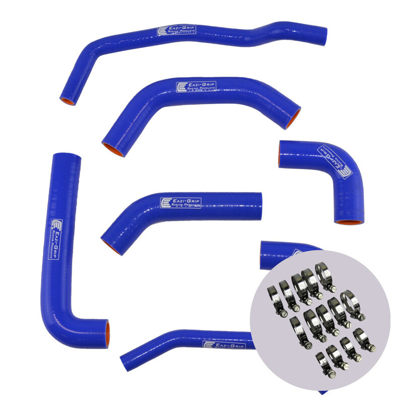 Eazi-Grip Silicone Hose and Clip Kit for Kawasaki ZX-10R 2016 - 2020  blue