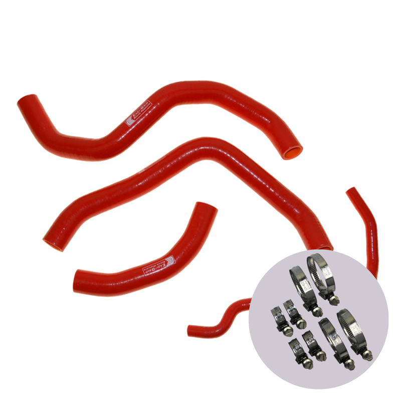 Eazi-Grip Silicone Hose and Clip Kit for Suzuki GSX-R1000 2017  red