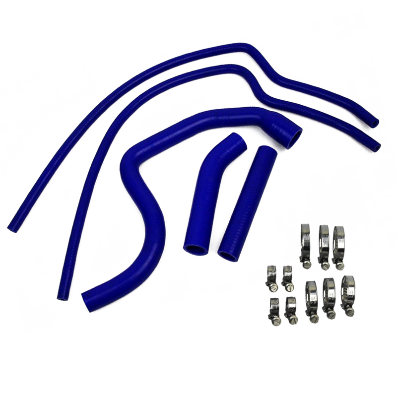 Eazi-Grip Silicone Hose and Clip Kit for Triumph Speed Triple 1050  blue
