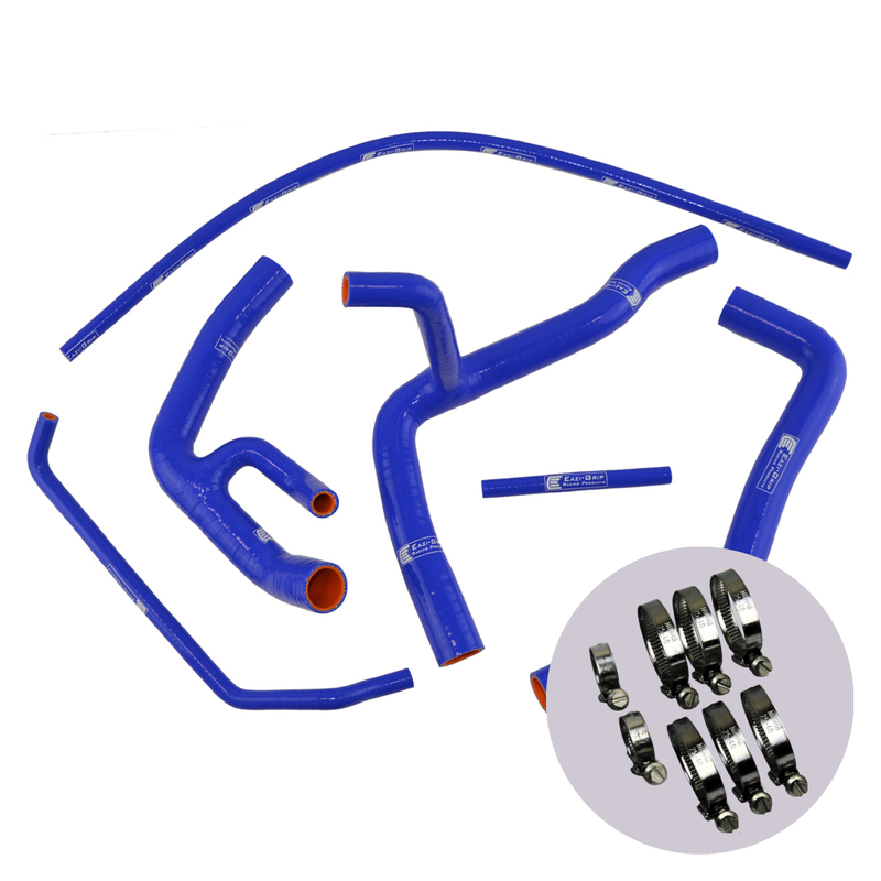 Eazi-Grip Silicone Hose and Clip Kit (Race) for Yamaha YZF-R6  blue