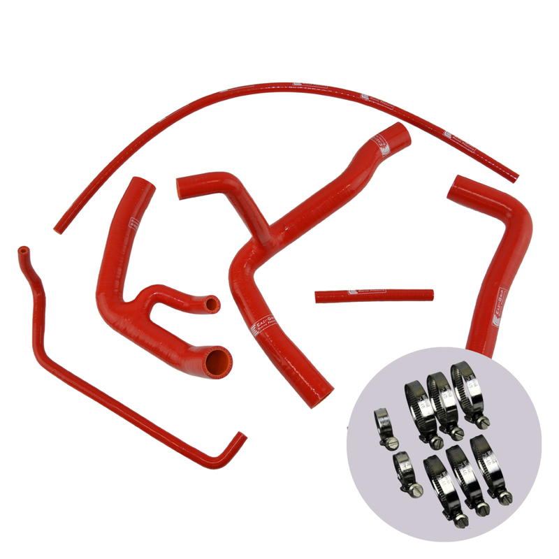Eazi-Grip Silicone Hose and Clip Kit (Race) for Yamaha YZF-R6  red