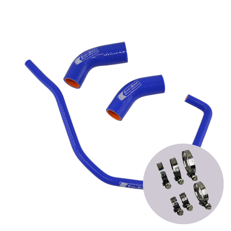Eazi-Grip Silicone Hose and Clip Kit for Yamaha YZF-R1 MT-10  blue
