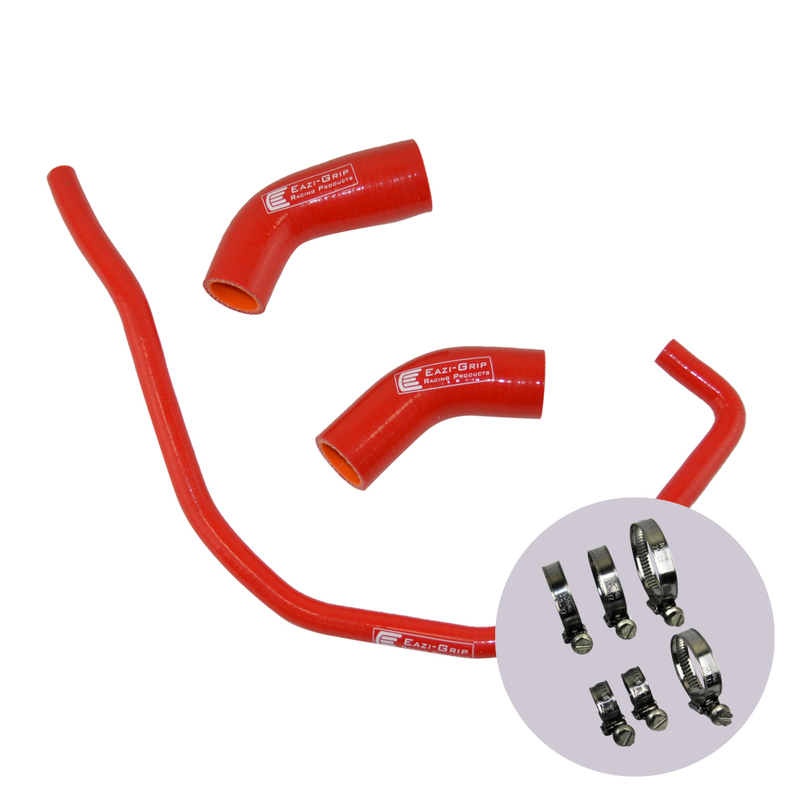 Eazi-Grip Silicone Hose and Clip Kit for Yamaha YZF-R1 MT-10  red