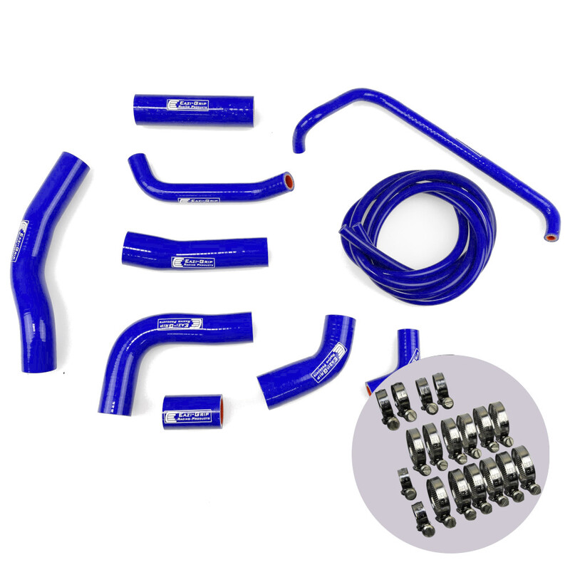 Eazi-Grip Silicone Hose and Clip Kit for Yamaha YZF-R6  blue