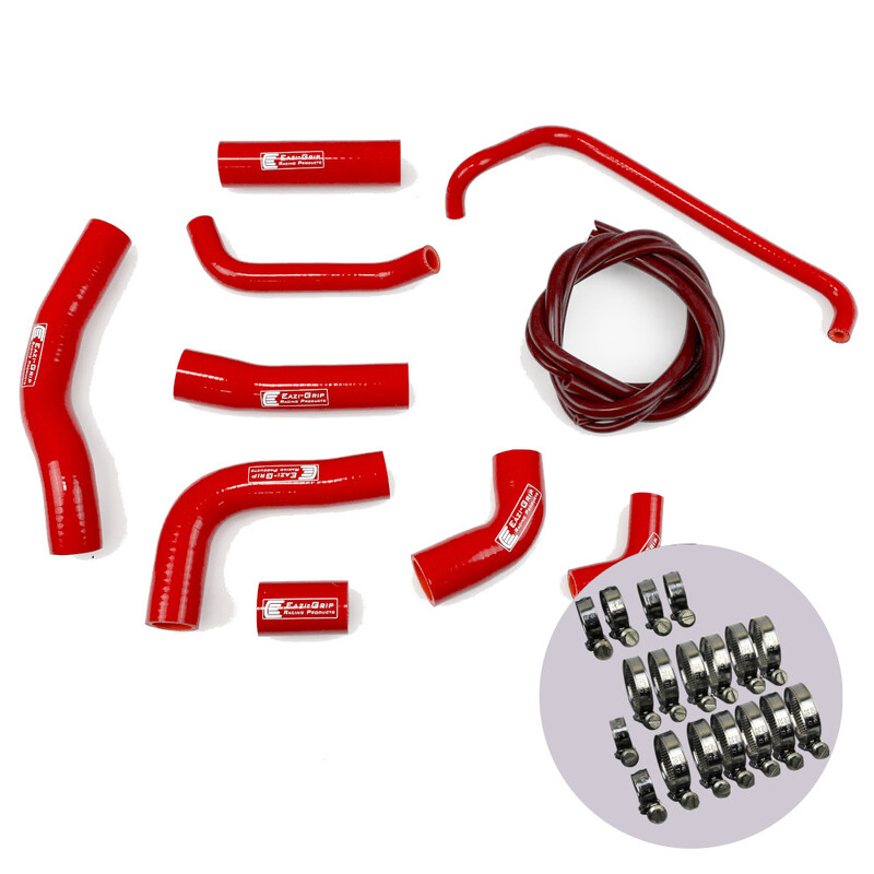 Eazi-Grip Silicone Hose and Clip Kit for Yamaha YZF-R6  red
