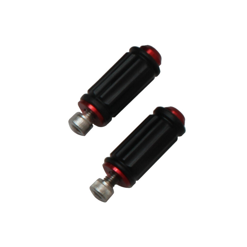 Accossato Spare Toepegs for Adjustable Rearsets red