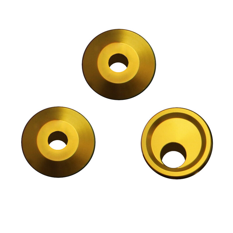 Accossato Spare Inserts Washers for Adjustable Rearsets gold