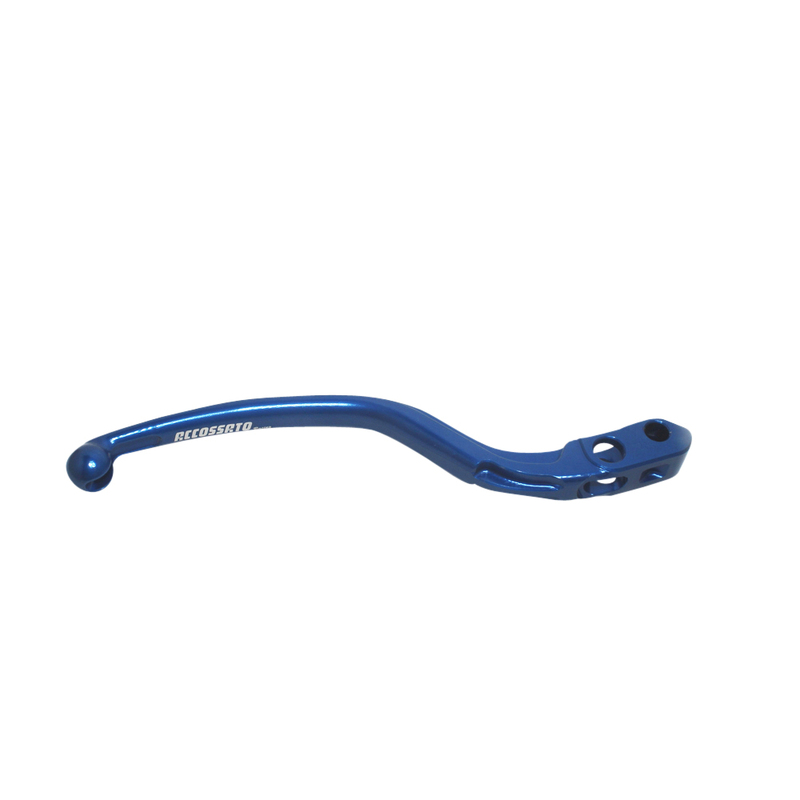 Accossato Fixed Brake Lever for Accossato and Brembo master cylinders  long blue 16mm