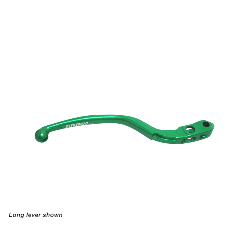 Accossato Fixed Brake Lever for Accossato and Brembo master cylinders  short green 16mm