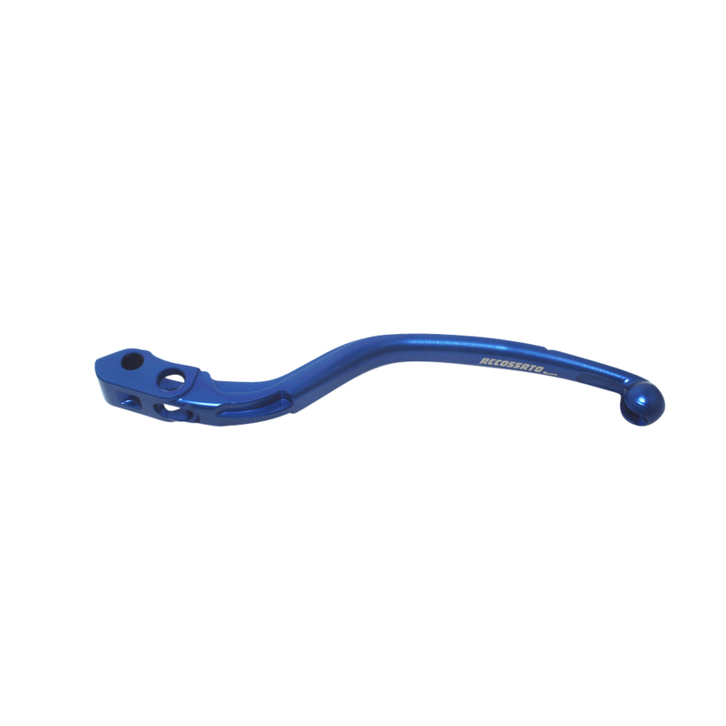 Accossato Fixed Clutch Lever for Accossato and Brembo master cylinders  long blue 16mm