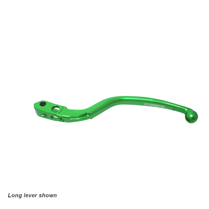 Accossato Fixed Clutch Lever for Accossato and Brembo master cylinders  short green 18mm