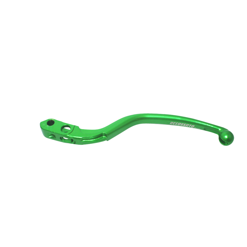 Accossato Fixed Clutch Lever for Accossato and Brembo master cylinders  long green 18mm