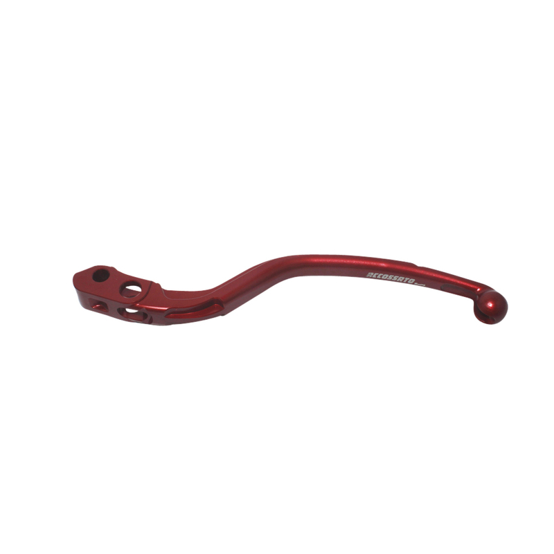 Accossato Fixed Clutch Lever for Accossato and Brembo master cylinders  long red 16mm