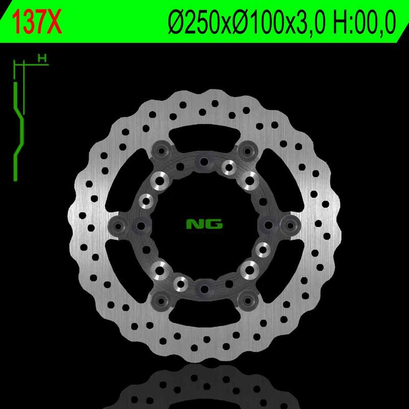 NG Premium Brake Rotor Wave Type