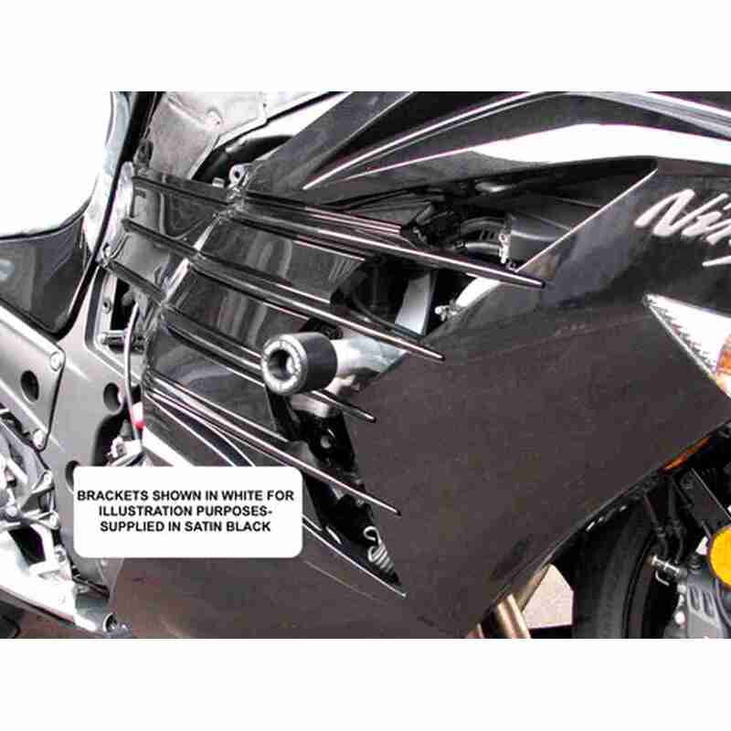 OGGY KNOBB KAWASAKI ZX14 NINJA 12-21 (Black Knobb)