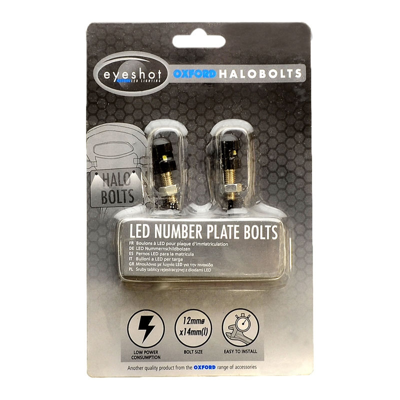 OXFORD HALO BOLTS LED NUMBER PLATE LIGHT PR
