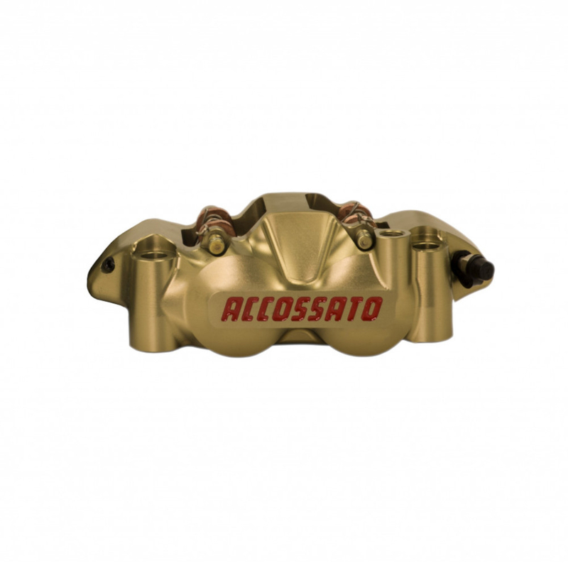 Accossato Radial Brake Caliper CNC Monoblock 108 mm titanium pistons hard oxidised  right only