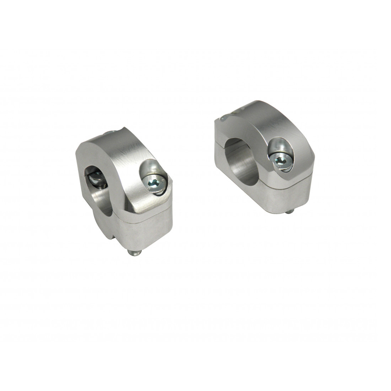 Accossato Transformation Riser Kit for handlebar 22mm - 28mm silver