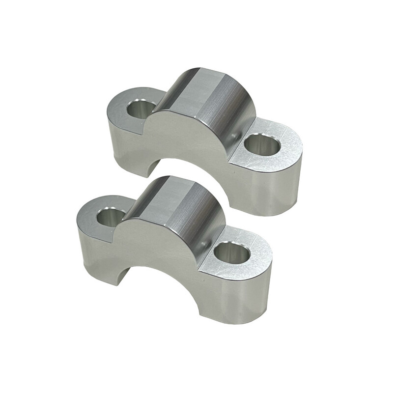 Accossato Riser Kit 20mm for handlebar diameter 28mm silver