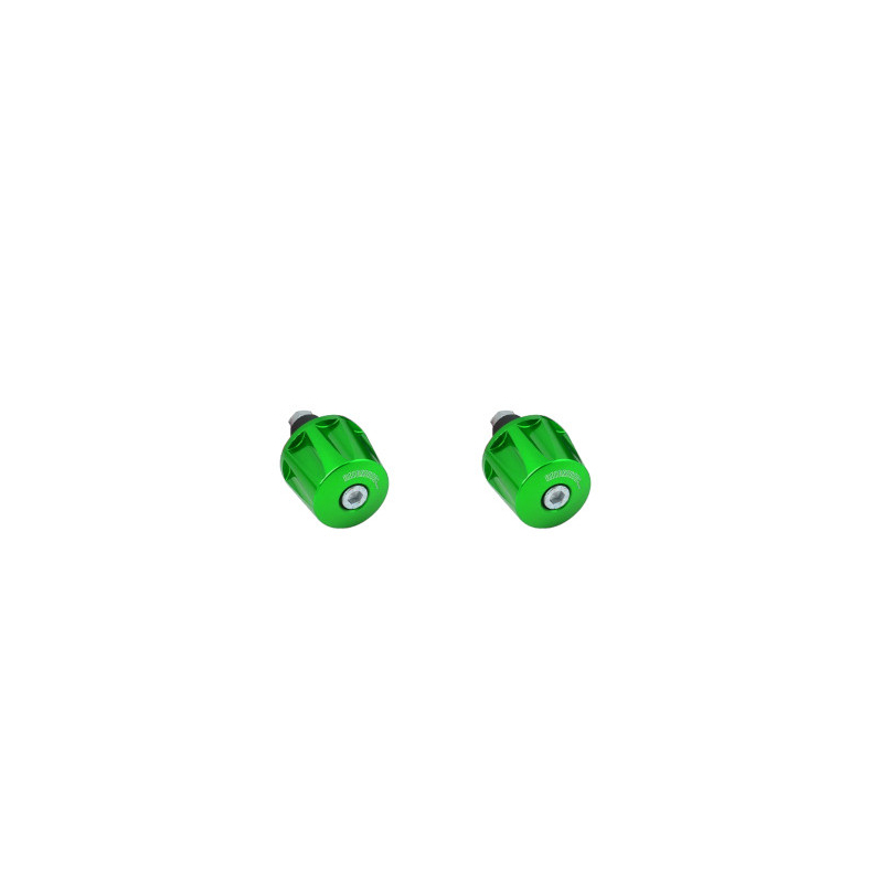 Accossato Handlebar Ends TK001 Aluminium 12 - 20mm green