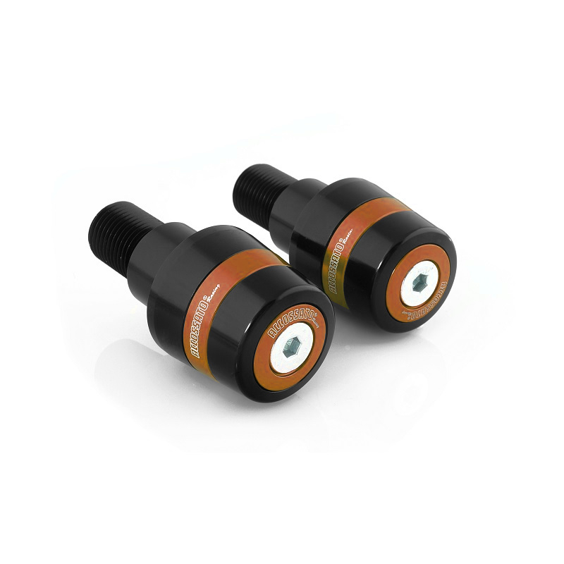 Accossato Handlebar Ends TK003 for Yamaha M16x1.5mm orange