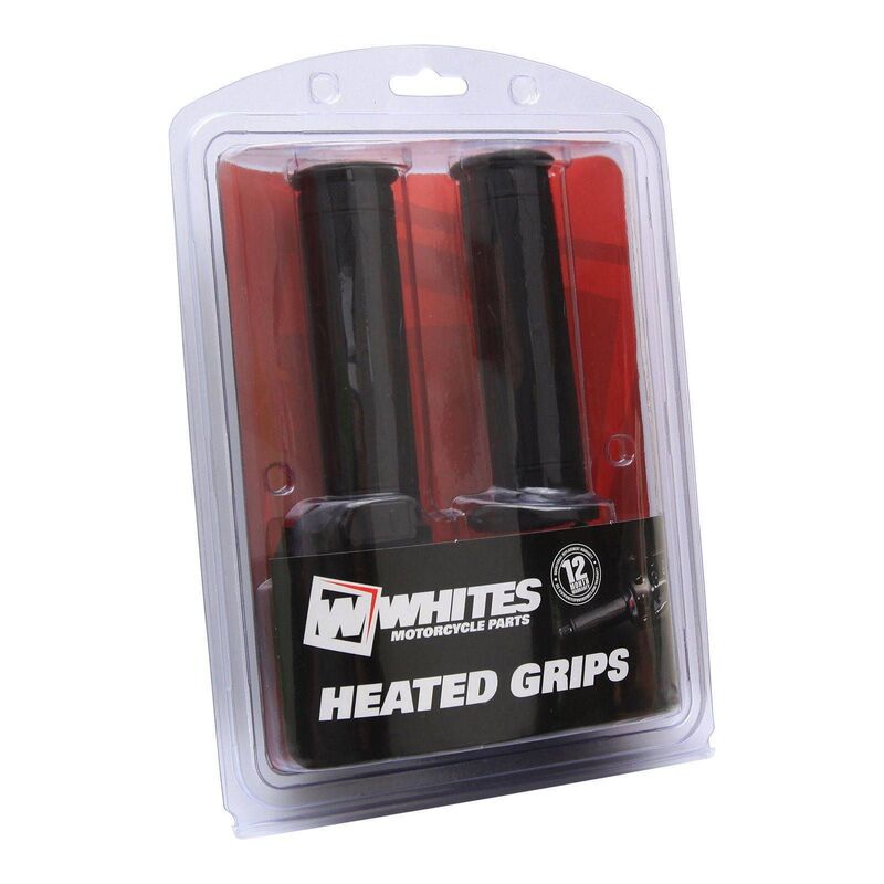 WHITES HEATED GRIPS - HD 130mm 1" BLK