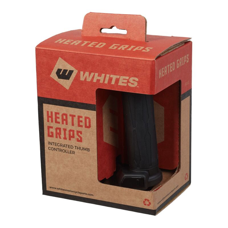 WHITES HEATED GRIPS - ROAD 120mm 7/8"