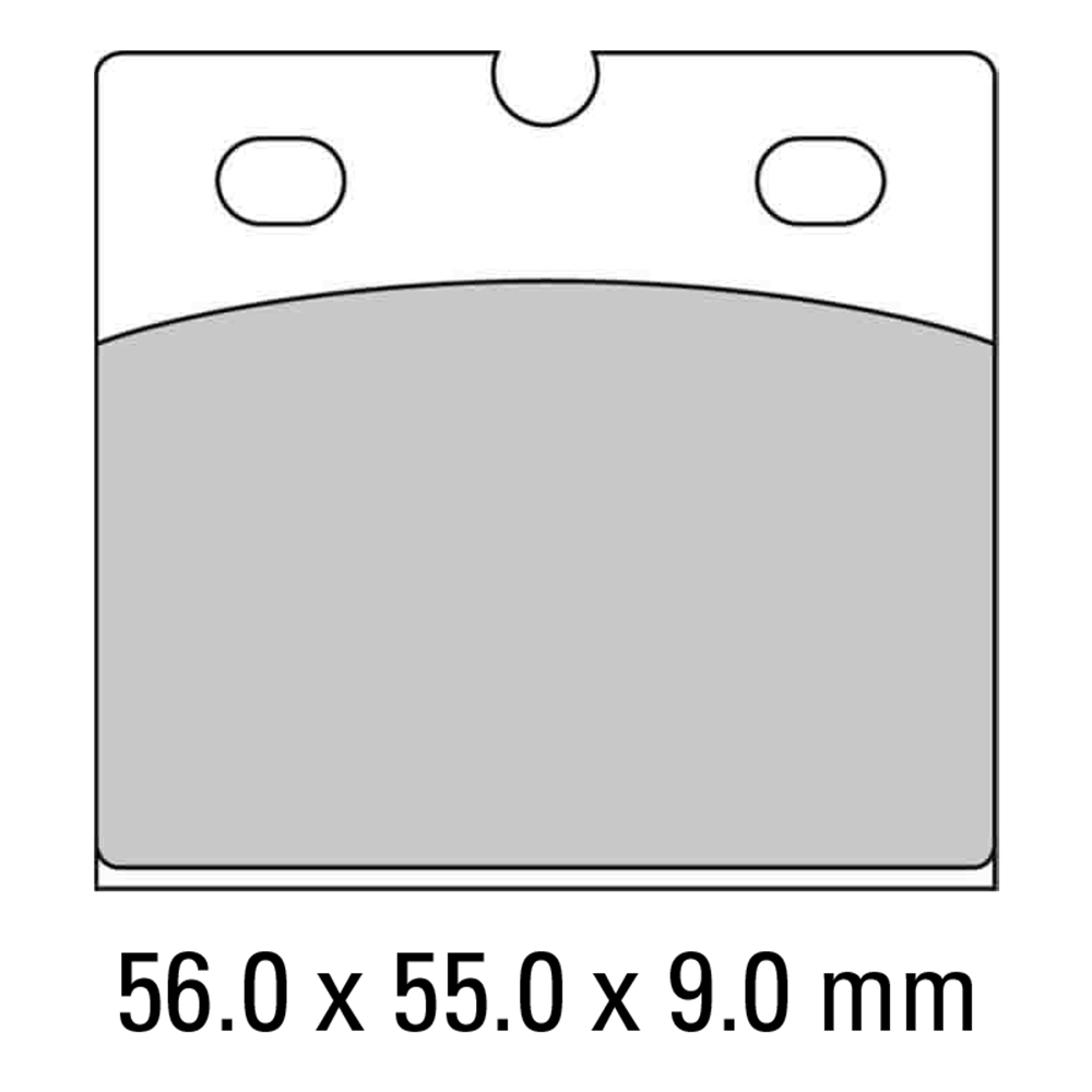 FERODO Brake Disc Pad Set - FDB108 P Platinum Compound - Non Sinter for Road or Competition