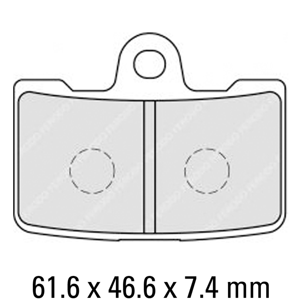 FERODO Brake Disc Pad Set - FDB2240 ST