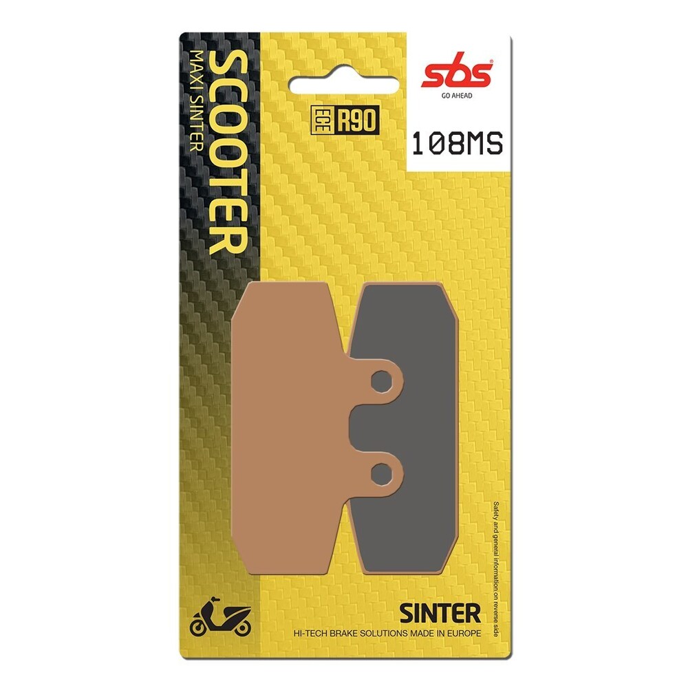 SBS FRICTION - Sinter Front Scooter Brake Pads (SBS 588)